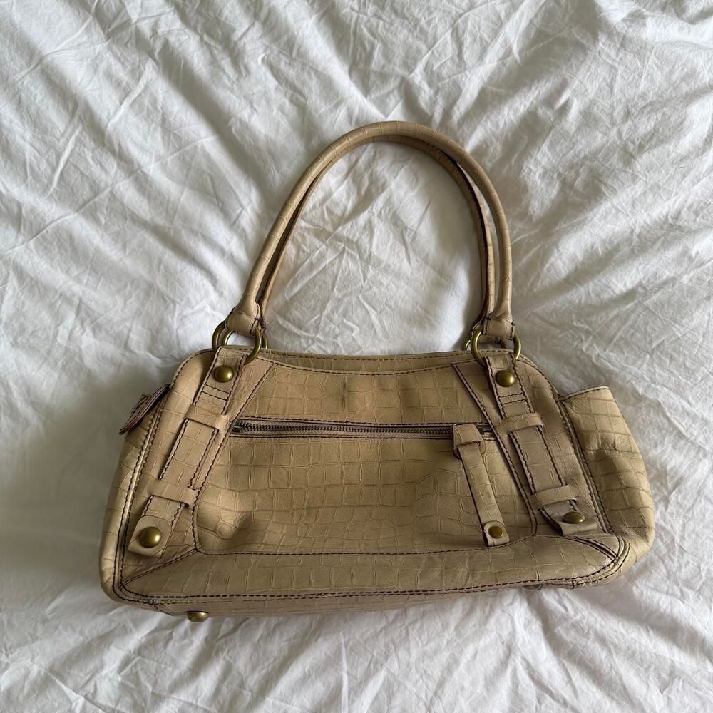 Perlina Women's Tan and Cream Bag